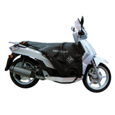Coprigambe Termoscud R066X, un coprigambe nero per scooter. Impermeabile e termico. Di Tucano Urbano.